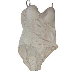 Heavenly Shapewear Nude Colored Bodysuit 1X